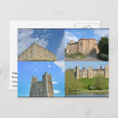 Carte Postale Châteaux d'East Anglia (Devant / Derrière)