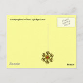 CARTE POSTALE CHÂTEAUX EN CHIANTI PAYSAGE, CHAMPS DE FLEURS JAUN (Dos)