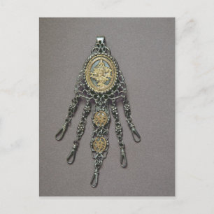 Carte Postale Chatelaine, fin 18e siècle