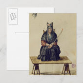 Carte Postale Châtiment d'une sorcière (Devant / Derrière)