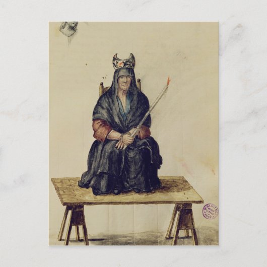 Carte Postale Châtiment d'une sorcière (Devant)