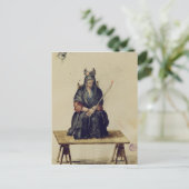 Carte Postale Châtiment d'une sorcière (Debout devant)