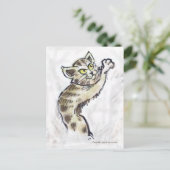 Carte Postale Chaton (Debout devant)