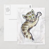 Carte Postale Chaton (Devant / Derrière)