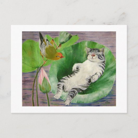 Carte Postale chaton (Devant)