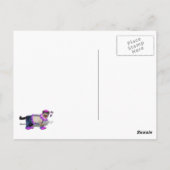 Carte Postale Chaton Clown Mignon (Dos)