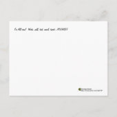 Carte Postale Chaton Dormir Dans Un Porte-Sacs Bourgogne (Dos)