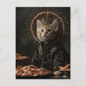 Carte Postale Chaton et la crevette (Devant)