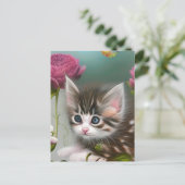 Carte Postale Chatons adorables 4 (Debout devant)