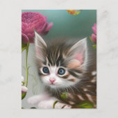 Carte Postale Chatons adorables 4 (Devant)