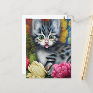 Carte Postale Chatons adorables 5