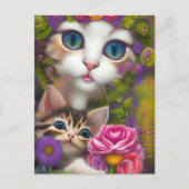 Carte Postale Chatons adorables 8 (Devant)