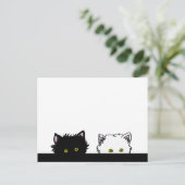 Carte Postale Chatons de piaulement (Debout devant)