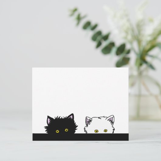 Carte Postale Chatons de piaulement (Debout devant)