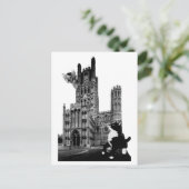 Carte Postale Chatons jouant sur la cathédrale d'Ely (Debout devant)