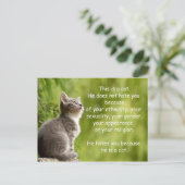 Carte Postale Chats (Debout devant)