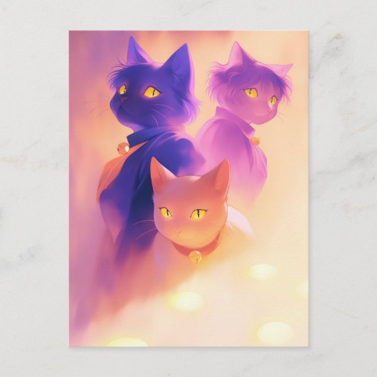 Carte Postale Chats (Devant)