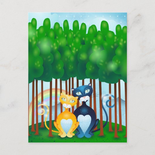 Carte Postale Chats (Devant)