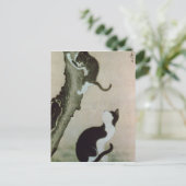 Carte Postale Chats, 17ème siècle (encre sur soie) (Debout devant)