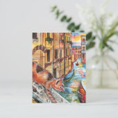 Carte Postale Chats À Venise (Debout devant)