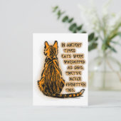 Carte Postale Chats adorés comme dieux (Debout devant)