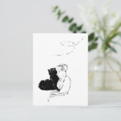 Carte Postale Chats, Alexandre Steinlen (Debout devant)