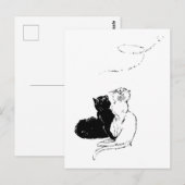 Carte Postale Chats, Alexandre Steinlen (Devant / Derrière)