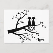 Carte Postale Chats amoureux (Devant)