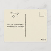 Carte Postale Chats amusants rétro Jouer sur la neige penser de  (Dos)