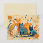 carte postale chats apaisants (Devant / Derrière)