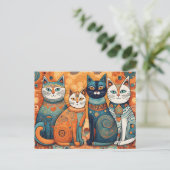 carte postale chats apaisants (Debout devant)