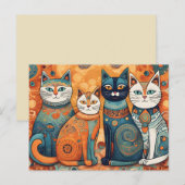 carte postale chats apaisants (Devant / Derrière)