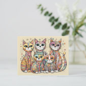 carte postale chats apaisants (Debout devant)