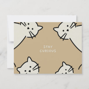 Carte Postale Chats curieux