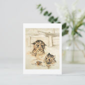 Carte Postale Chats dans l'eau, Louis Wain (Debout devant)