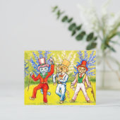 Carte Postale Chats dansants (Debout devant)