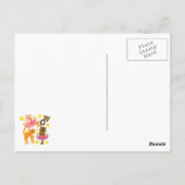 Carte Postale Chats dansants (Dos)