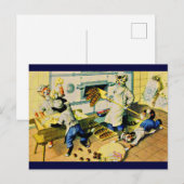 Carte Postale Chats de boulangerie chaotique Mainzer (Devant / Derrière)