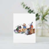 Carte Postale Chats de jazz (Debout devant)