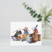 Carte Postale Chats de jazz (Debout devant)