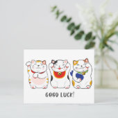 Carte Postale Chats de Maneki-neko (Debout devant)