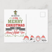 Carte Postale Chats de Noël (Dos)