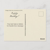 Carte Postale Chats drôles rétro jouant sur une balançoire Joyeu (Dos)