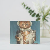 Carte Postale Chats jumeaux Louis Wain (Debout devant)