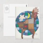 Carte Postale Chats - Plats (Devant / Derrière)