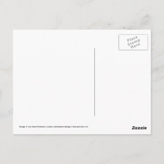 Carte Postale Chats souriants dans Love Purple (Dos)