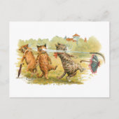 Carte Postale Chats surpris Louis Wain (Devant)
