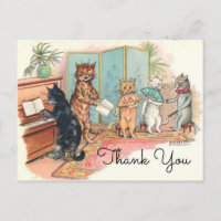 Chats victoriens de Louis Wain Salon musical vers