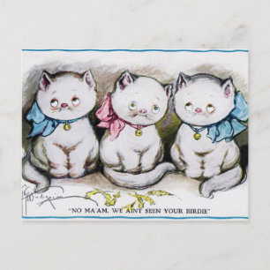 Carte Postale Chats vintages