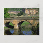 Carte Postale Chatsworth House, Derbyshire, Royaume-Uni (Devant)